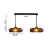 Hanglamp eettafel hout