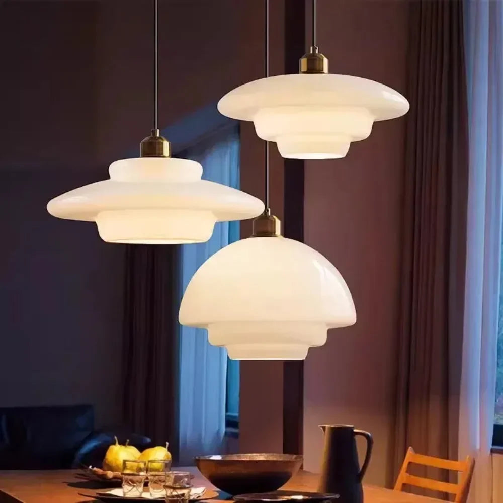 Hanglamp melkglas
