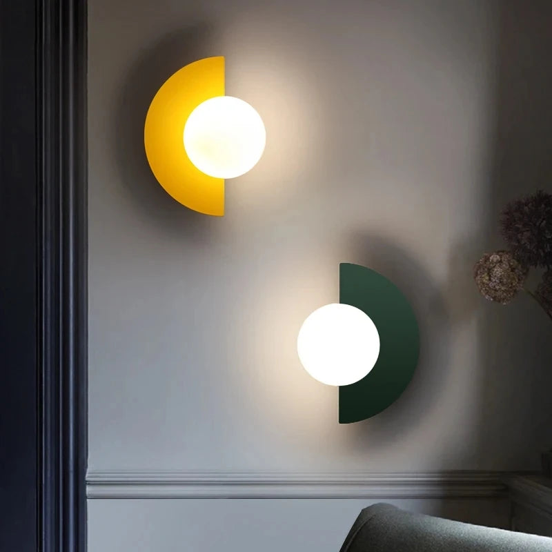 Wandlamp halve maan