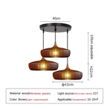 Hanglamp eettafel hout