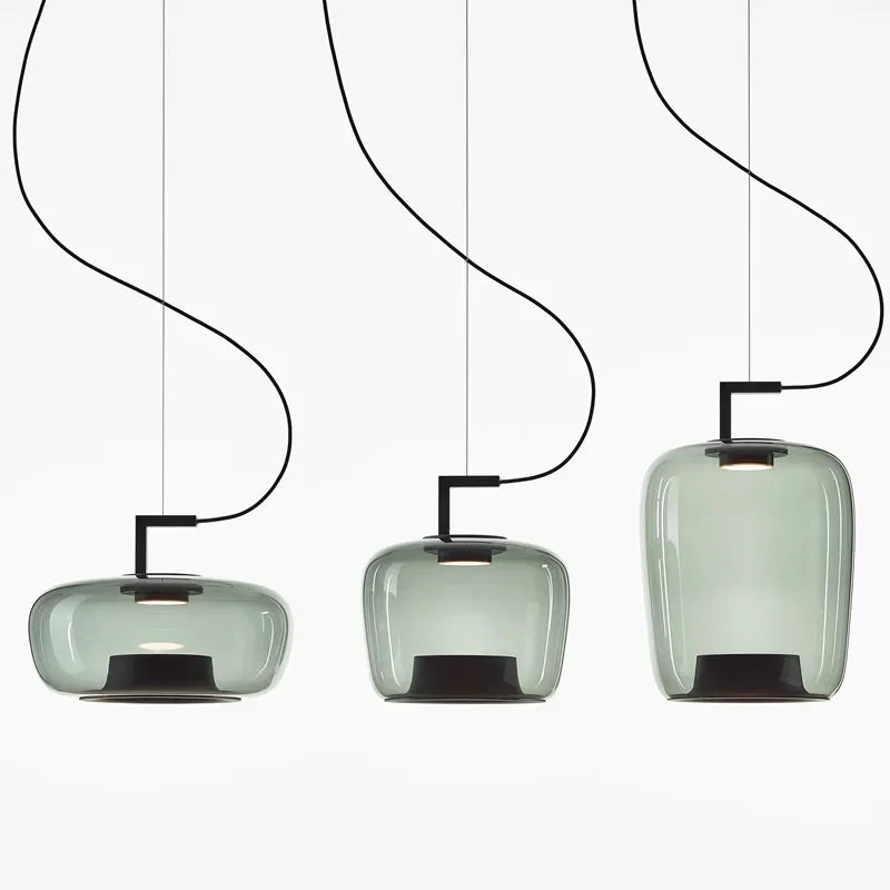 Moderne Hanglamp Dubbelwandig Glas Nordic Design
