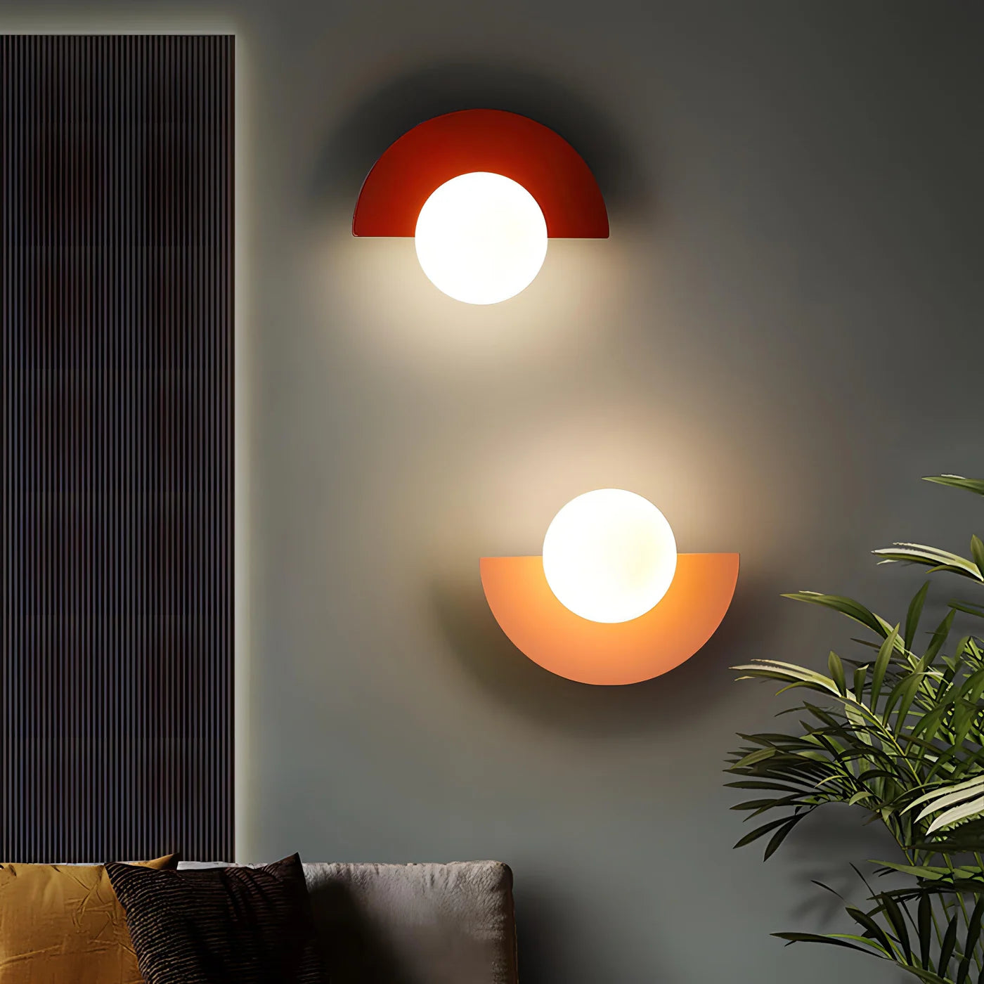 Wandlamp halve maan