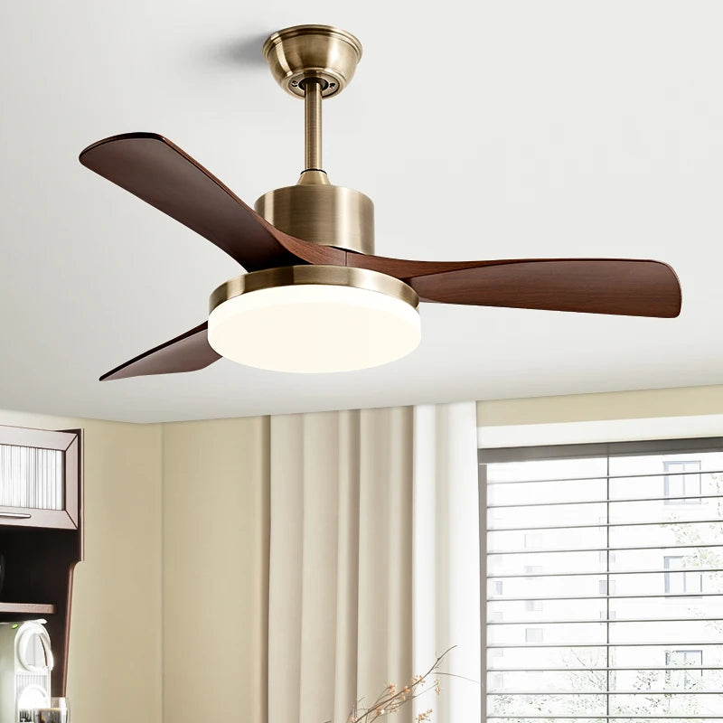 Plafond ventilator met lamp