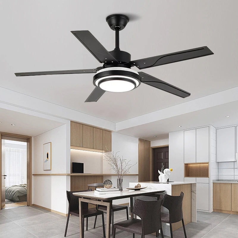 Plafond ventilator met LED lamp en afstandsbediening
