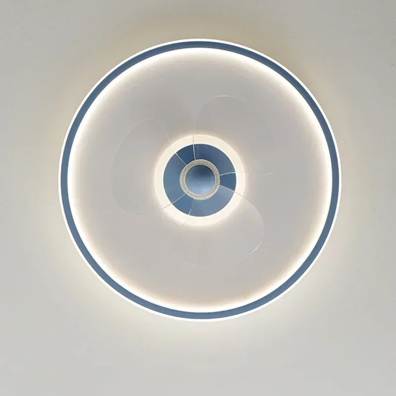 Ultradunne plafondventilator met LED lamp en afstandsbediening