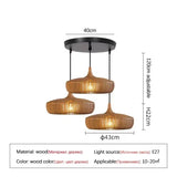 Hanglamp eettafel hout