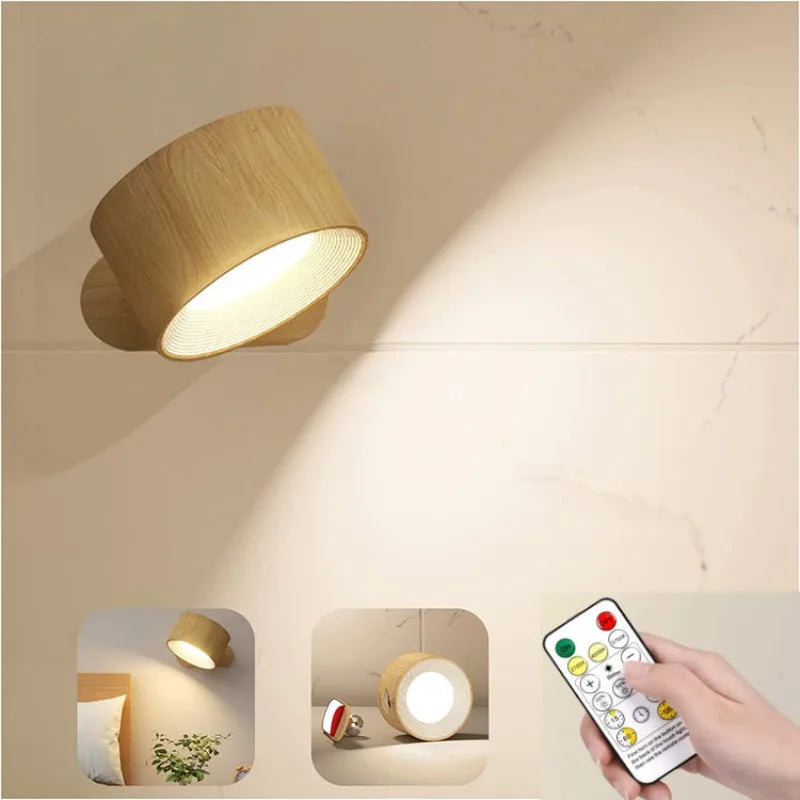 Oplaadbare wandlamp met afstandsbediening