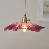 Hanglamp bloem glas