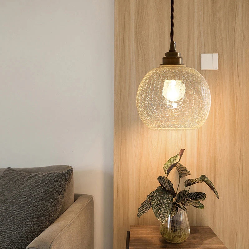 Vintage hanglamp glas